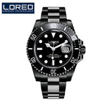 Load image into Gallery viewer, LOREO Automatic Mechanical Watches Diver Sport 200M Luxury Brand Men&#39;s Watches Business Wrist watch Male Clock Relogio Masculino