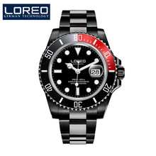 Load image into Gallery viewer, LOREO Automatic Mechanical Watches Diver Sport 200M Luxury Brand Men&#39;s Watches Business Wrist watch Male Clock Relogio Masculino