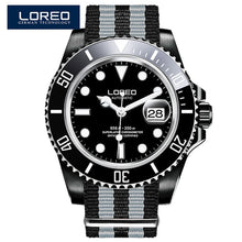 Load image into Gallery viewer, LOREO Automatic Mechanical Watches Diver Sport 200M Luxury Brand Men&#39;s Watches Business Wrist watch Male Clock Relogio Masculino