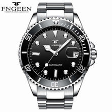 Load image into Gallery viewer, FNGEEN Top Brand Men‘s Fashion Luxury Watch Automatic Mechanical StainlessSteel Waterproof Wrist Male Clock Relogio Masculino