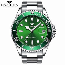 Load image into Gallery viewer, FNGEEN Top Brand Men‘s Fashion Luxury Watch Automatic Mechanical StainlessSteel Waterproof Wrist Male Clock Relogio Masculino