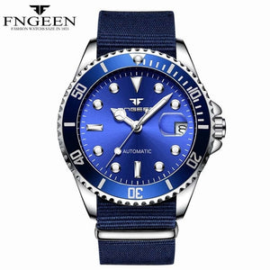 FNGEEN Top Brand Men‘s Fashion Luxury Watch Automatic Mechanical StainlessSteel Waterproof Wrist Male Clock Relogio Masculino