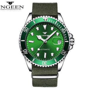 FNGEEN Top Brand Men‘s Fashion Luxury Watch Automatic Mechanical StainlessSteel Waterproof Wrist Male Clock Relogio Masculino