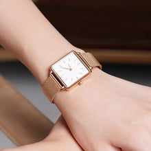 Load image into Gallery viewer, Luxury Designer Brand Women Casual Dress Quartz Watch Ladies Bracelet Watches Fashion Stainless Steel Uhr Clock 2019