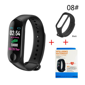 NEW M3 Smart Watch Send Charger wristband IP67 Waterproof Fitness Tracker Smart Bracelet Big Touch Screen For Men Women Watches