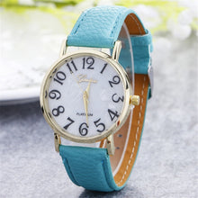 Load image into Gallery viewer, Fantastic Big Number Watch Women Retro Digital Wrist Watch Leather Band Quartz Watch WristWatch Watches #C