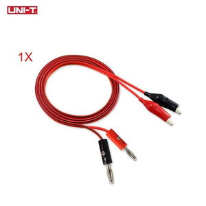 1m Alligator Cilp to AV Banana Plug Test Leads Connector Dual Tester Probe Pince Crocodile Clip Electronique Multimeter DC Power