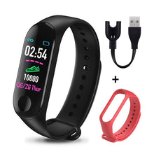 Load image into Gallery viewer, Rovtop M3 Plus Bluetooth Smart Watch Heart Rate Blood Pressure Health Waterproof Watch M3 Pro Wristband Fitness Tracker Watch