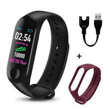 Load image into Gallery viewer, Rovtop M3 Plus Bluetooth Smart Watch Heart Rate Blood Pressure Health Waterproof Watch M3 Pro Wristband Fitness Tracker Watch