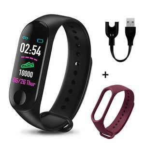 Rovtop M3 Plus Bluetooth Smart Watch Heart Rate Blood Pressure Health Waterproof Watch M3 Pro Wristband Fitness Tracker Watch