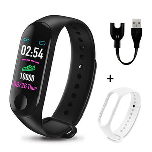 Rovtop M3 Plus Bluetooth Smart Watch Heart Rate Blood Pressure Health Waterproof Watch M3 Pro Wristband Fitness Tracker Watch