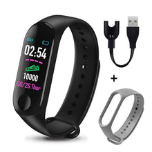 Load image into Gallery viewer, Rovtop M3 Plus Bluetooth Smart Watch Heart Rate Blood Pressure Health Waterproof Watch M3 Pro Wristband Fitness Tracker Watch