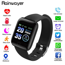 Load image into Gallery viewer, Smart Bracelet Watch Waterproof Blood Pressure Measurement Fitness Tracker Heart Rate Monitor Pedometer Smart Band Bracelet A2