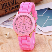 Load image into Gallery viewer, Luxury Brand Silicone quartz watch women men ladies fashion bracelt wrist watch wristwatch relogio feminino masculino Clock