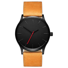 Load image into Gallery viewer, men&#39;s watch 2019 Unisex Fashion Leather Band Analog Quartz Men&#39;s Wrist Watch Clock Minimalist watch montre homme erkek kol saati