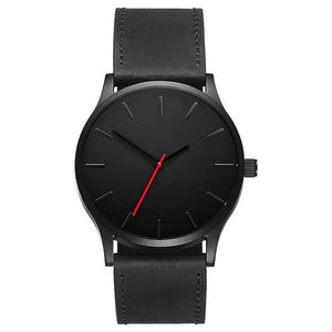 men's watch 2019 Unisex Fashion Leather Band Analog Quartz Men's Wrist Watch Clock Minimalist watch montre homme erkek kol saati