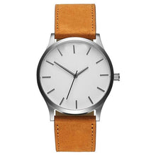 Load image into Gallery viewer, men&#39;s watch 2019 Unisex Fashion Leather Band Analog Quartz Men&#39;s Wrist Watch Clock Minimalist watch montre homme erkek kol saati